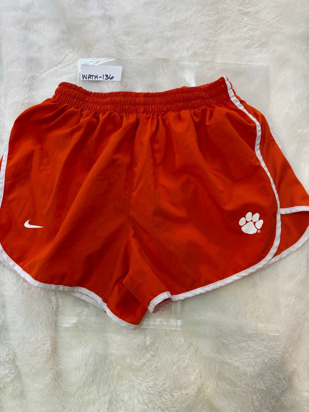 Nike Women's Orange Clemson Tigers Primetime Tempo Performance Shorts
